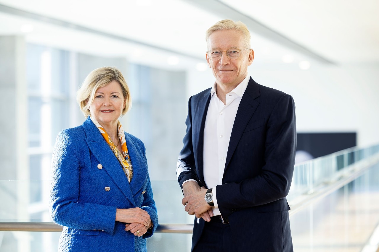Deborah Dunsire, President & CEO and Lars Søren Rasmussen, Chair of the Board
